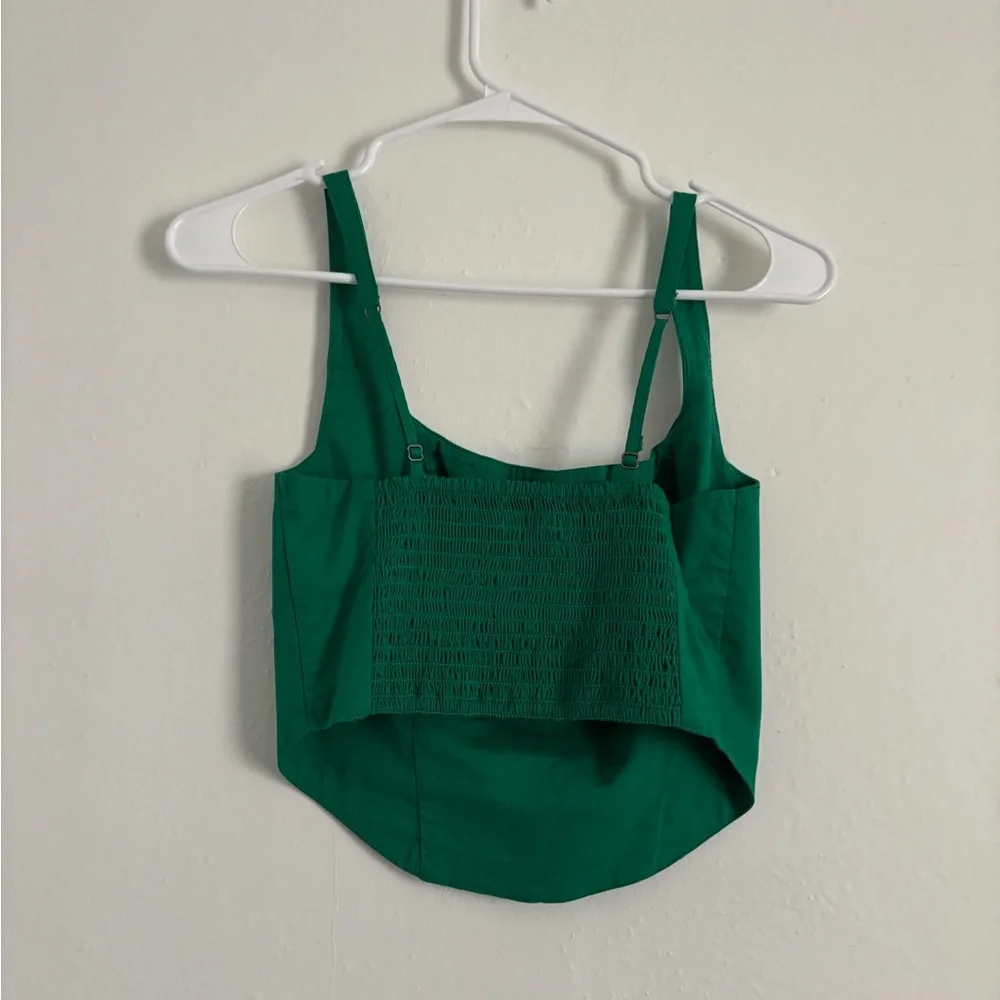 Green Women's Top - Picture 3 of 3